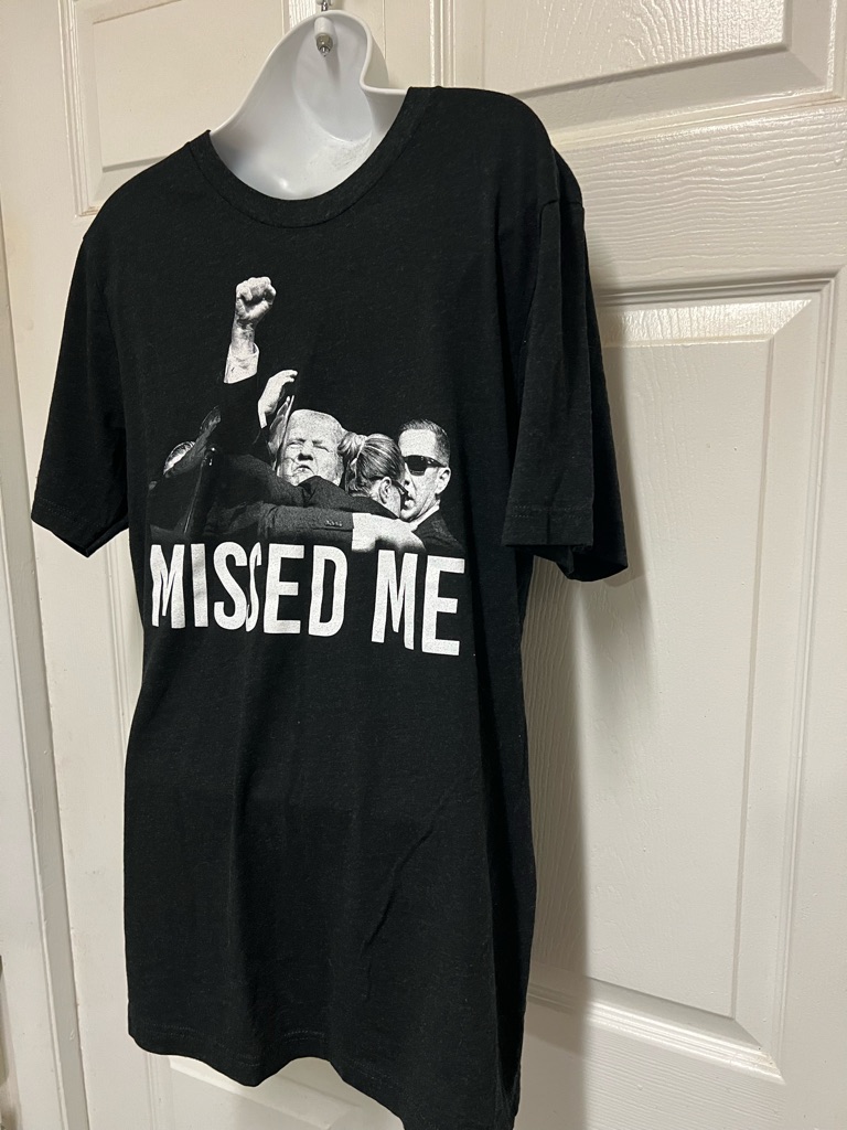 Official Nine Line Apparel Missed Me Trump Shot T-Shirt — image 8 of 8